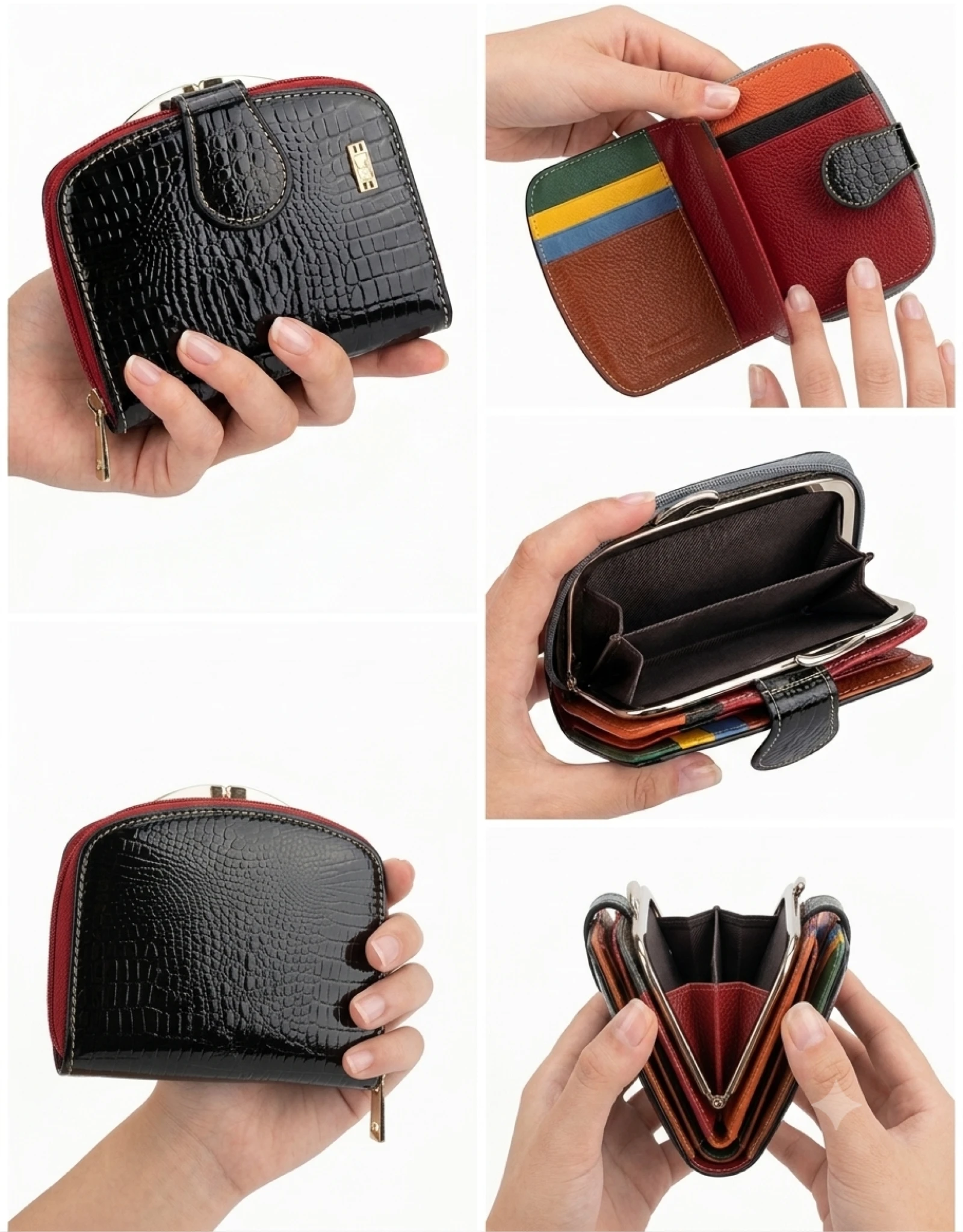 cartera nueva de cuero